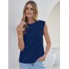 image:imageANRABESS Business Casual Tops for Womens Cap Sleeve Summer Dressy Shirts 2026 Trendy Work Office Outfits ClothingNavy Blue