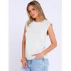 image:imageANRABESS Business Casual Tops for Womens Cap Sleeve Summer Dressy Shirts 2026 Trendy Work Office Outfits ClothingWhite