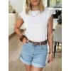 image:imageANRABESS Business Casual Tops for Womens Cap Sleeve Summer Dressy Shirts 2026 Trendy Work Office Outfits ClothingWhite