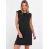 image:imageANRABESS Summer Dresses for Women 2026 Casual Crewneck Sleeveless Split WrinkleFree Mini Dress Beach Vacation Short SundressBlack