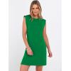 image:imageANRABESS Summer Dresses for Women 2026 Casual Crewneck Sleeveless Split WrinkleFree Mini Dress Beach Vacation Short SundressDeep Green