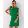 image:imageANRABESS Summer Dresses for Women 2026 Casual Crewneck Sleeveless Split WrinkleFree Mini Dress Beach Vacation Short SundressDeep Green