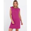 image:imageANRABESS Summer Dresses for Women 2026 Casual Crewneck Sleeveless Split WrinkleFree Mini Dress Beach Vacation Short SundressHot Pink