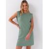 image:imageANRABESS Summer Dresses for Women 2026 Casual Crewneck Sleeveless Split WrinkleFree Mini Dress Beach Vacation Short SundressLight Green