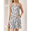 image:imageANRABESS Summer Dresses for Women 2026 Casual Keyhole Sleeveless Beach Cover Up Short Sundress Cruise Outfits Vcation ClothesBlue Yellow Floral