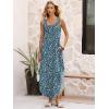 image:imageANRABESS Summer Dresses for Women 2026 Sleeveless Square Neck Maxi Beach Sundress Loose Fit Casual Vacation Tank DressBlue White Green Floral