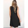 image:imageANRABESS Summer Dresses for Women Beach Floral Tshirt Sundress Loose Casual Boho Tank Dress with Pocket Vacation OutfitsBlack
