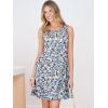 image:imageANRABESS Summer Dresses for Women Beach Floral Tshirt Sundress Loose Casual Boho Tank Dress with Pocket Vacation OutfitsFloral Blue Yellow