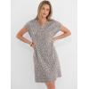 image:imageANRABESS Summer Dresses for Women Casual V Neck Short Sleeve Mini Tshirt Dress 2026 Loose Fit Beach Vacation Shift SundressPolka Dot