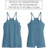 image:imageANRABESS Women Athletic Tennis Dress 2026 Summer Square Neck Active Romper Built in Shorts Casual Athleisure Mini DressesGrey Blue