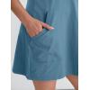 image:imageANRABESS Women Athletic Tennis Dress 2026 Summer Square Neck Active Romper Built in Shorts Casual Athleisure Mini DressesGrey Blue