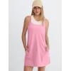 image:imageANRABESS Women Athletic Tennis Dress 2026 Summer Square Neck Active Romper Built in Shorts Casual Athleisure Mini DressesPink