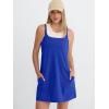 image:imageANRABESS Women Athletic Tennis Dress 2026 Summer Square Neck Active Romper Built in Shorts Casual Athleisure Mini DressesRoyal Blue
