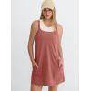 image:imageANRABESS Women Athletic Tennis Dress 2026 Summer Square Neck Active Romper Built in Shorts Casual Athleisure Mini DressesRust
