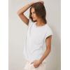 image:imageANRABESS Women Cap Sleeve Tops 2026 Trendy Summer Loose Fit Cute Basic T Shirts Business Dressy Casual Outfits ClothesWhite