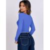 image:imageANRABESS Women Double Lined Long Sleeve Crop Tops Shirts Square Neck Tight Fitted Going Out TShirt Basic Tee Outfits 2026Blue