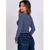 image:imageANRABESS Women Double Lined Long Sleeve Crop Tops Shirts Square Neck Tight Fitted Going Out TShirt Basic Tee Outfits 2026Haze Blue