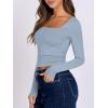 image:imageANRABESS Women Double Lined Long Sleeve Crop Tops Shirts Square Neck Tight Fitted Going Out TShirt Basic Tee Outfits 2026Sky