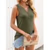 image:imageANRABESS Women Henley Tank Sleeveless Tops 2026 Casual Summer Work ShirtsArmy Green