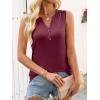 image:imageANRABESS Women Henley Tank Sleeveless Tops 2026 Casual Summer Work ShirtsBurgundy