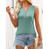 image:imageANRABESS Women Henley Tank Sleeveless Tops 2026 Casual Summer Work ShirtsGray Green