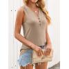 image:imageANRABESS Women Henley Tank Sleeveless Tops 2026 Casual Summer Work ShirtsKhaki