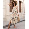 image:imageANRABESS Women Maxi Dress Summer Casual Sleeveless V Neck Sundress Coverups Beach Vacation Clothes with PocketsFloral Flowers