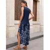 image:imageANRABESS Women Maxi Dress Summer Casual Sleeveless V Neck Sundress Coverups Beach Vacation Clothes with PocketsFloral Navy