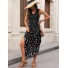 image:imageANRABESS Women Maxi Dress Summer Casual Sleeveless V Neck Sundress Coverups Beach Vacation Clothes with PocketsFloral Small Flowers