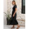 image:imageANRABESS Women Summer Casual Short Sleeve Maxi Dresses A Line Flowy T Shirt Dress 2026 Beach Vacation Sundress with PocketsBlack