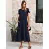 image:imageANRABESS Women Summer Casual Short Sleeve Maxi Dresses A Line Flowy T Shirt Dress 2026 Beach Vacation Sundress with PocketsNavy Blue