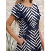 image:imageANRABESS Women Summer Casual Short Sleeve Maxi Dresses A Line Flowy T Shirt Dress 2026 Beach Vacation Sundress with PocketsNavy White Leaf Floral