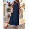 image:imageANRABESS Women Summer Casual Sleeveless Maxi Sundress Beach Tank Dresses Pockets Travel Vacation Clothes Cruise Outfits 2026Navy Blue