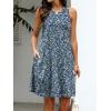 image:imageANRABESS Women Summer Dress Built in Bra 2026 Casual Sleeveless Beach Sundress Flowy Tank Mini Short Dresses with PocketsBlue White Green Floral
