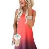 image:imageANRABESS Women Summer Maxi Dress Beach Vacation Sundress Sleeveless Casual Loose Shirt Dresses 2026 Travel OutfitsGradual Red