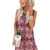 image:imageANRABESS Women Summer Maxi Dress Beach Vacation Sundress Sleeveless Casual Loose Shirt Dresses 2026 Travel OutfitsPrint Red