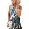 image:imageANRABESS Women Summer Maxi Dress Beach Vacation Sundress Sleeveless Casual Loose Shirt Dresses 2026 Travel OutfitsPrinted Leaves