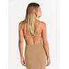 image:imageANRABESS Women Summer One Shoulder Sleeveless Maxi Dress Cutout Sexy Bodycon Semi Formal Dinner Date Vacation DressesKhaki