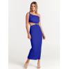 image:imageANRABESS Women Summer One Shoulder Sleeveless Maxi Dress Cutout Sexy Bodycon Semi Formal Dinner Date Vacation DressesRoyal Blue