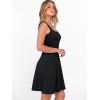 image:imageANRABESS Women Summer Sleeveless Square Neck Cocktail Dress 2026 ALine Casual Formal Beach Vacation Party Mini DressBlack