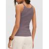 image:imageANRABESS Womens Camisole Tank Tops Sleeveless Cami Sweater Spaghetti Strap Ribbed Shirts 2026 Summer Beach Vacation ClothesNutmeg