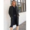 image:imageANRABESS Womens Cardigan Long Sweater Oversized Open Front Knit Coatigan Duster Coat 2025 Trendy Fall Outfits OuterwearBlack