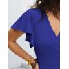 image:imageANRABESS Womens Cocktail Dress Semi Formal Wedding Guest Wrap Midi Dresses Summer Western A Line High Low Ruffled DressBlue