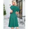 image:imageANRABESS Womens Cocktail Dress Semi Formal Wedding Guest Wrap Midi Dresses Summer Western A Line High Low Ruffled DressLake