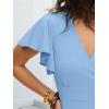 image:imageANRABESS Womens Cocktail Dress Semi Formal Wedding Guest Wrap Midi Dresses Summer Western A Line High Low Ruffled DressLight Blue