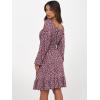 image:imageANRABESS Womens Dress Long Lantern Sleeve Square Neck Elastic Waist Ruffle Flowy Swing ALine Short Dresses 2025 Fall FashionBlack Pink Floral