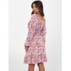 image:imageANRABESS Womens Dress Long Lantern Sleeve Square Neck Elastic Waist Ruffle Flowy Swing ALine Short Dresses 2025 Fall FashionMulticolor Floral