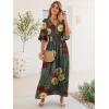image:imageANRABESS Womens Maxi Dress 2026 Summer Boho Ruffle Sleeve V Neck A Line Elastic Waist Flowy Wedding Guest Party Long Dresses