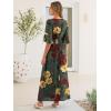 image:imageANRABESS Womens Maxi Dress 2026 Summer Boho Ruffle Sleeve V Neck A Line Elastic Waist Flowy Wedding Guest Party Long Dresses