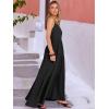 image:imageANRABESS Womens Maxi Dress 2026 Summer Casual Sleeveless Spaghetti Strap Boho Sundress Flowy Tiered Beach Vacation Long DressBlack